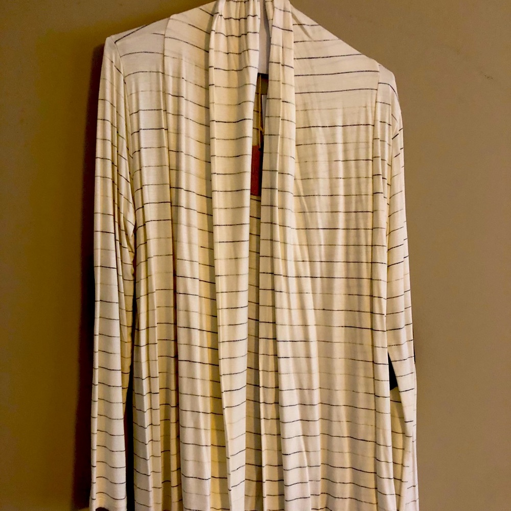 Women’ Long August Mist Cardigan w/ Elbow Patches